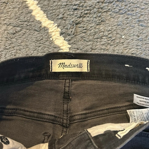 Madewell Cali Demi Cut Black Jeans Size 23 - Picture 5 of 11